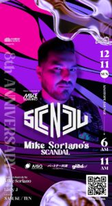 Mike Soriano’s SCANDAL -SCANDAL8周年記念パーティー-